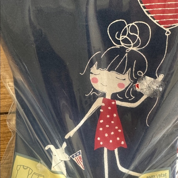 GAP PJS SHORT SLEEVE TOP AND SHORTS GIRLS - Picture 3 of 3